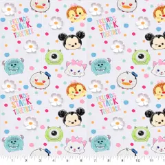 Disney&reg; Tsum Tsum I Love My Friends Cotton Fabric