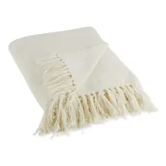 DII&reg; Soft Cream Chenille Throw