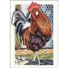 RTO Rooster On The Walk Cross Stitch Kit