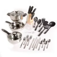 Gibson&reg; Total Kitchen Lybra 32-Piece Cookware Combo Set