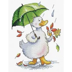 MP Studia Rainy Promenade Cross Stitch Kit