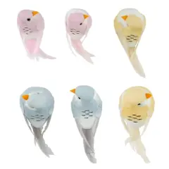 Yellow, Pink & Blue Bird, 6ct. by Ashland&reg;