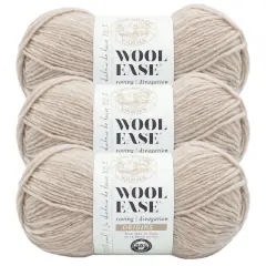 3 Pack Lion Brand&reg; Wool-Ease&reg; Roving Origins Yarn Latte