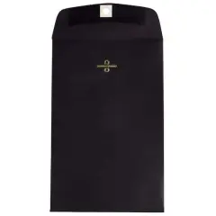 JAM Paper 6" x 9" Smooth Black Open End Catalog Envelopes, 25ct.