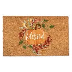 Blessed Pumpkin Vine Doormat