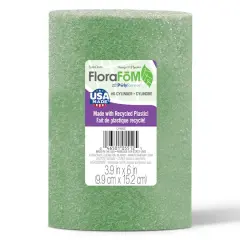 FloraCraft&reg; FloraFōM 4" x 6" Green Foam Cylinder