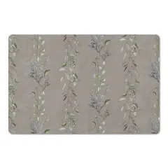 Vines Floor Mat Gray