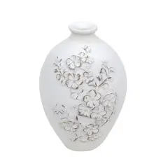 6.25" White Floral Vase Tabletop D&eacute;cor by Ashland&reg;