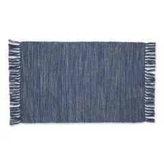 DII&reg; 2-Tone Ribbed Rug, 2ft. x 3ft. French Blue/Off White