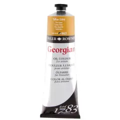 Daler-Rowney&reg; 225mL Georgian Oil Paint Yellow Ochre