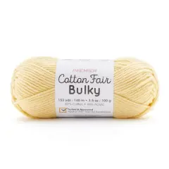 Premier&reg; Cotton Fair&reg; Bulky Solid Yarn Daffodil