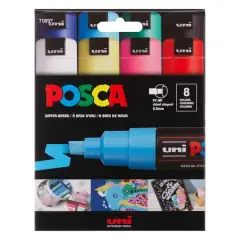POSCA&reg; PC-8K 8mm Chisel Tip Paint Markers