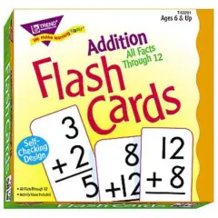 Trend Enterprises&reg; Addition 0-12 All Facts Flash Cards