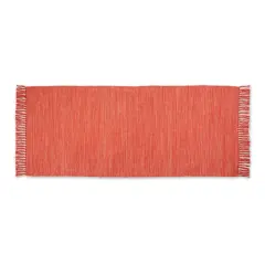 DII&reg; 2-Tone Ribbed Rug, 2.5ft. x 6ft. Vintage Red/Off White