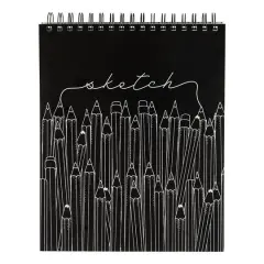 Hello, Artist!&trade; Black and White Pencils Sketchbook