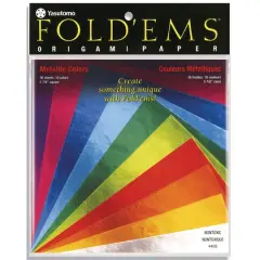Yasutomo&reg; Metallic 5.875" x 5.875" Origami Paper, 36 Sheets