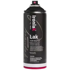 Ironlak Acrylic Spray Paint Matt Black