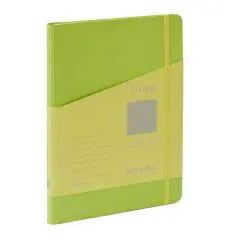 Fabriano&reg; Ecoqua Plus Dotted A5 Hidden Spiral-Bound Notebook Lime