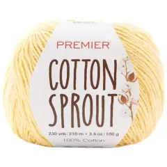 Premier&reg; Cotton Sprout&trade; Yarn Yellow