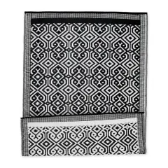 DII&reg; Black Moroccan Rug, 4ft. x 6ft.