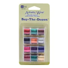 Artistic Wire&reg; 22 Gauge Buy the Dozen&trade; Tarnish Resistant Colored Copper Craft Wire