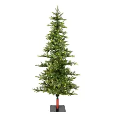 6ft. Pre-Lit Shawnee Fir Artificial Christmas Tree, Warm White LED Dura-Lit Lights
