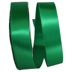 JAM Paper 1.5" x 100yd. Double Face Satin Ribbon Emerald