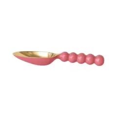 Hello Honey&reg; 9.5" Pink & Gold Enameled Aluminum Kitchen Scoop