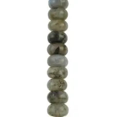 Green Labradorite Rondelle Beads, 8mm by Bead Landing&trade;