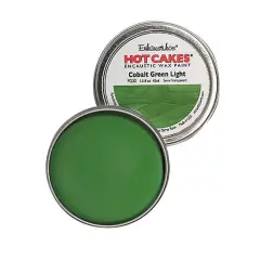 Enkaustikos&reg; Hot Cakes&reg; Encaustic Wax Paint, 1.5oz. Cobalt Green Light