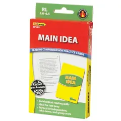 Edupress&reg; Main Idea Practice Cards, Levels 5.0-6.5