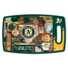 MLB Retro Series Cutting Board Oakland Athletics