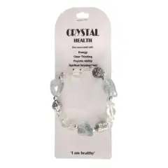 John Bead Crystal Quartz Clear Natural Stone Bracelet