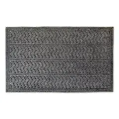 DII&reg; Dark Gray Chevron Floormat