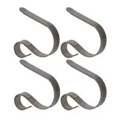 Haute Decor Bronze MantleClip Jr., 4ct.
