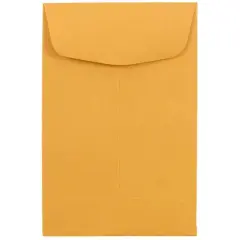 JAM Paper #4 Brown Kraft Manila Coin Business Commercial Envelopes