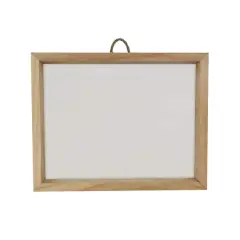 8" x 10" White Plaque with Unfinished Frame by Make Market&reg;