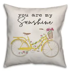 You Are My Sunshine Throw Pillow