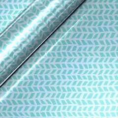 Siser&reg; EasyPatterns&reg; Plus Chevron Rows Heat Transfer Vinyl Light Aqua
