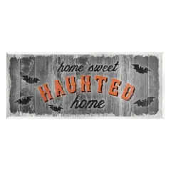 Stupell Industries Sweet Haunted Home Bats Sign Wall Plaque Art