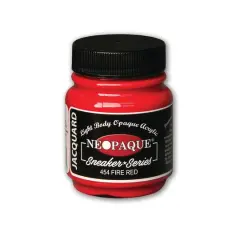 Jacquard Neopaque&reg; Acrylic Paint, 2.25oz. 454 Fire Red