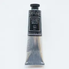 Sennelier Extra Fine Artists' Acrylic Paint, 60mL 761 Carbon Black