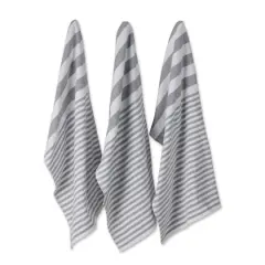 DII&reg; Mineral Nautical Stripe Terry Dishtowels, 3ct.