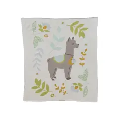 Hello Honey&reg; Knit Llama Baby Blanket