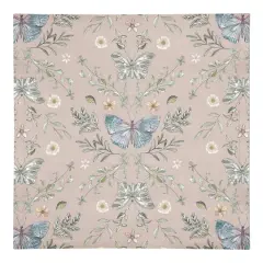 Butterfly Cotton Twill Napkin Blush