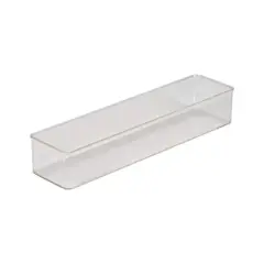 Simplify Long Narrow Clear Drawer Organizer