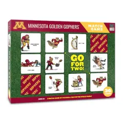 College Team Licensed Memory Match Game Minnesota Golden Gophers