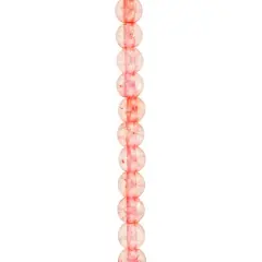 Pink Dyed Quartz Round Beads by Bead Landing&trade;