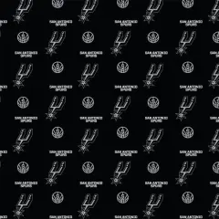 Camelot Fabrics NBA San Antonio Spurs Allover Cotton Precut Fabric Bundle