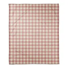 Christmas Plaid Coral Fleece Blanket